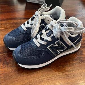 New Balance Kids' Blue and Gray Sneakers